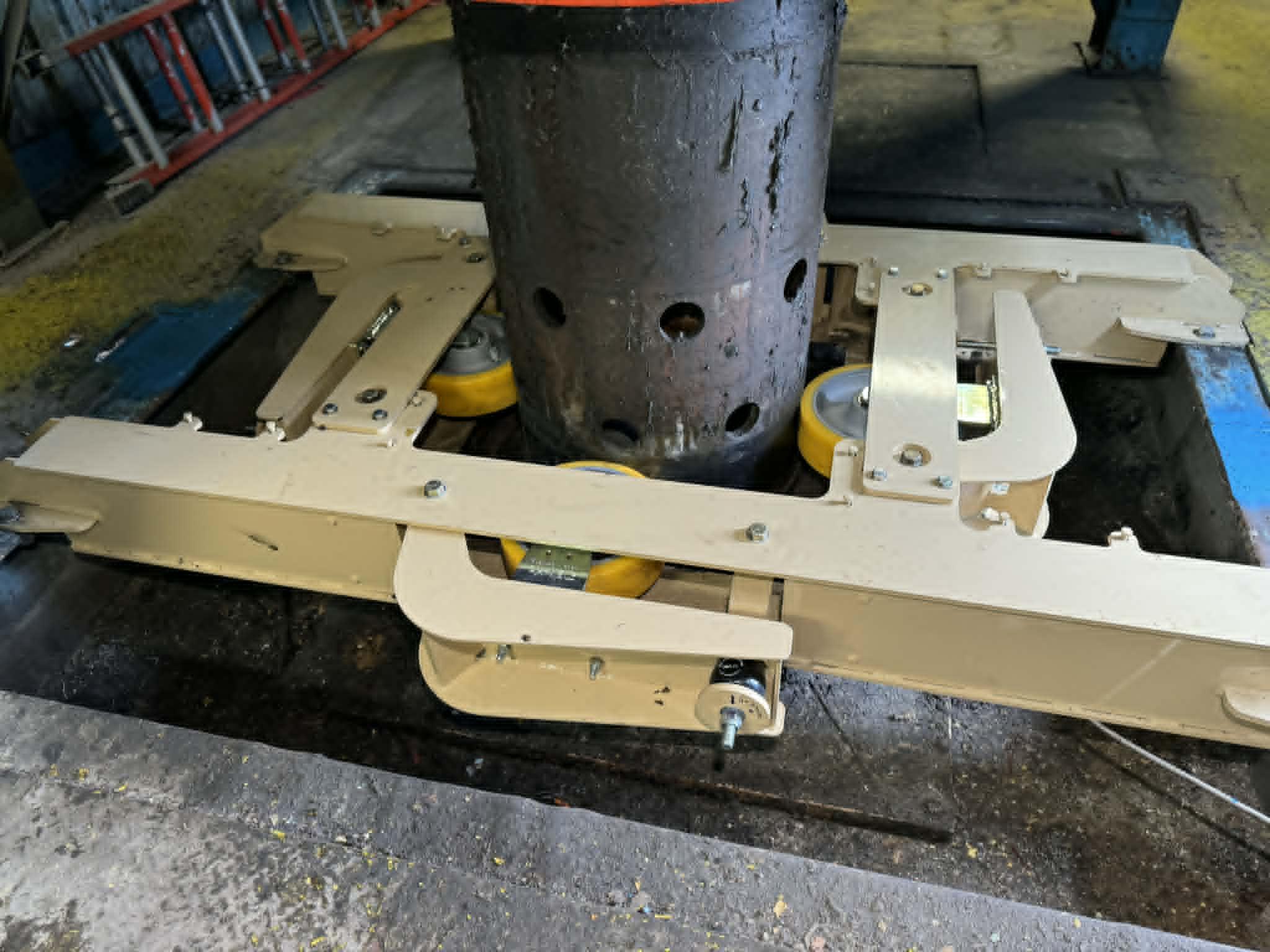 Système de centrage d'arbre en rotation