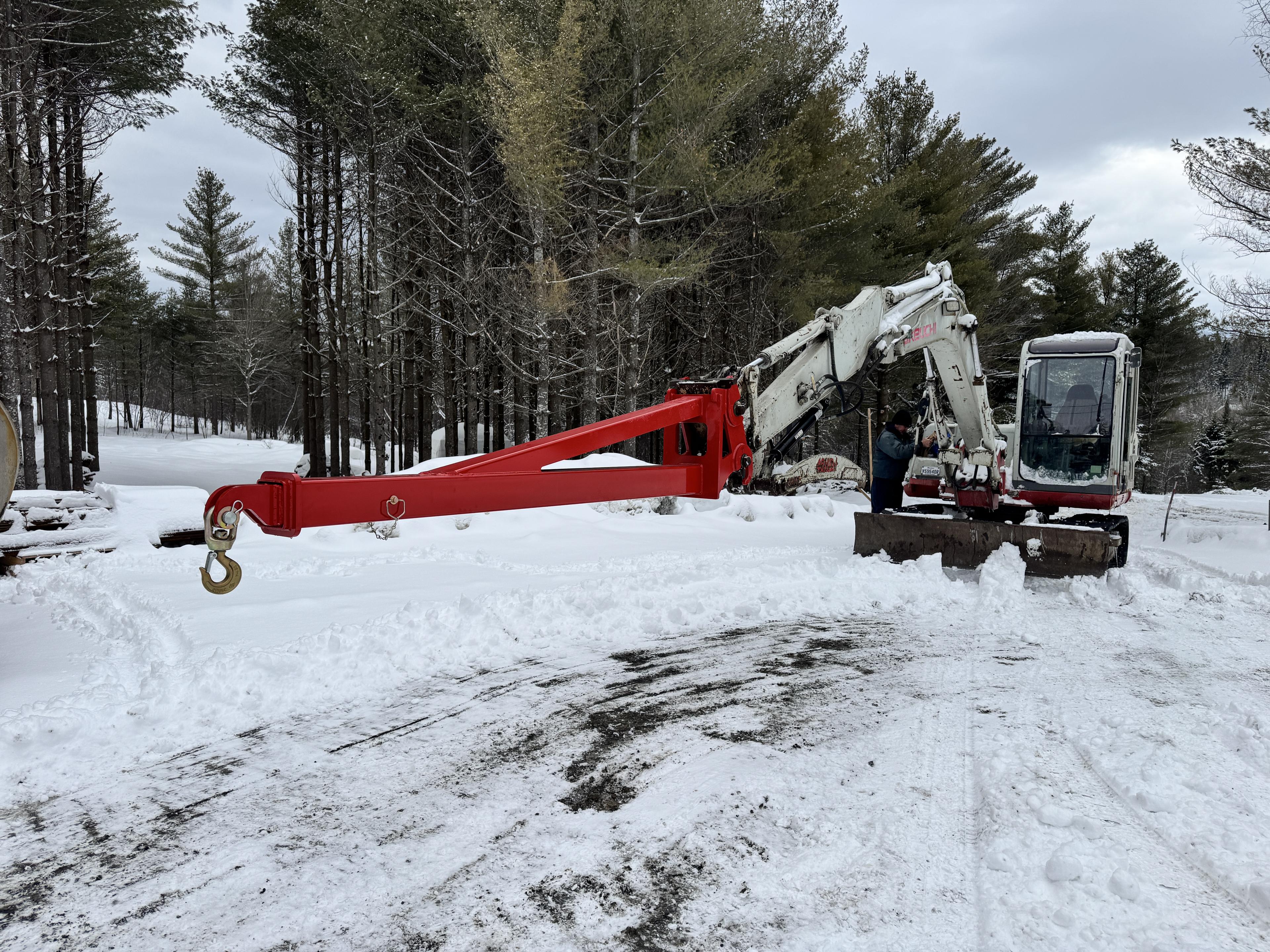 Attache de pelle mécanique
